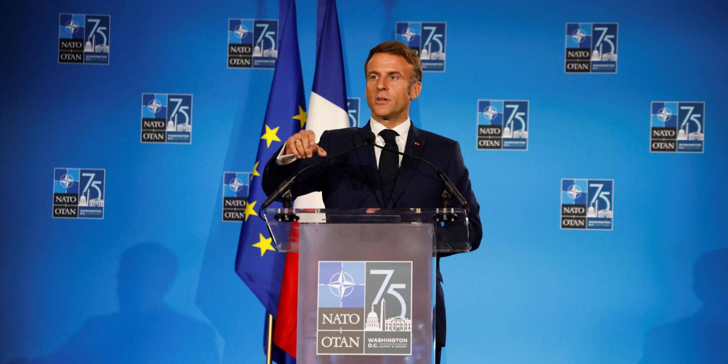 “France will continue to support Ukraine as long as needed,” confirms Emmanuel Macron