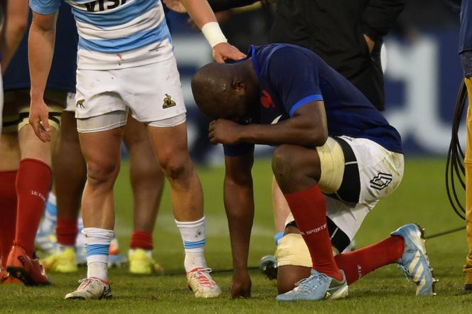 Le Français Judicael Cancoriet après la défaite des Bleus contre les Pumas, à Buenos Aires, Argentine, le 13 juillet 2024.