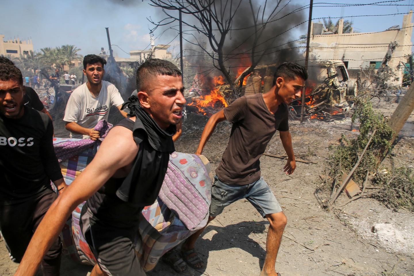 Hamas-run health ministry says over 70 killed in Israeli strike on displacement camp