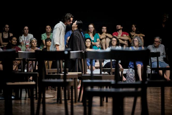 « Forever (Immersion dans “Café Müller” de Pina Bausch) », de Boris Charmatz, au Festival d’Avignon, le 13 juillet 2024.