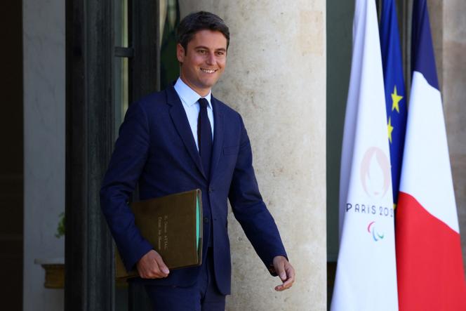 Gabriel Attal, alors premier ministre, à l’Elysée, le 16 juillet 2024.