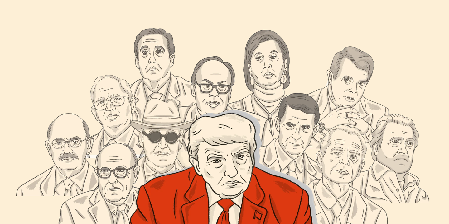 Around Trump, a slew of allies in trouble with the law