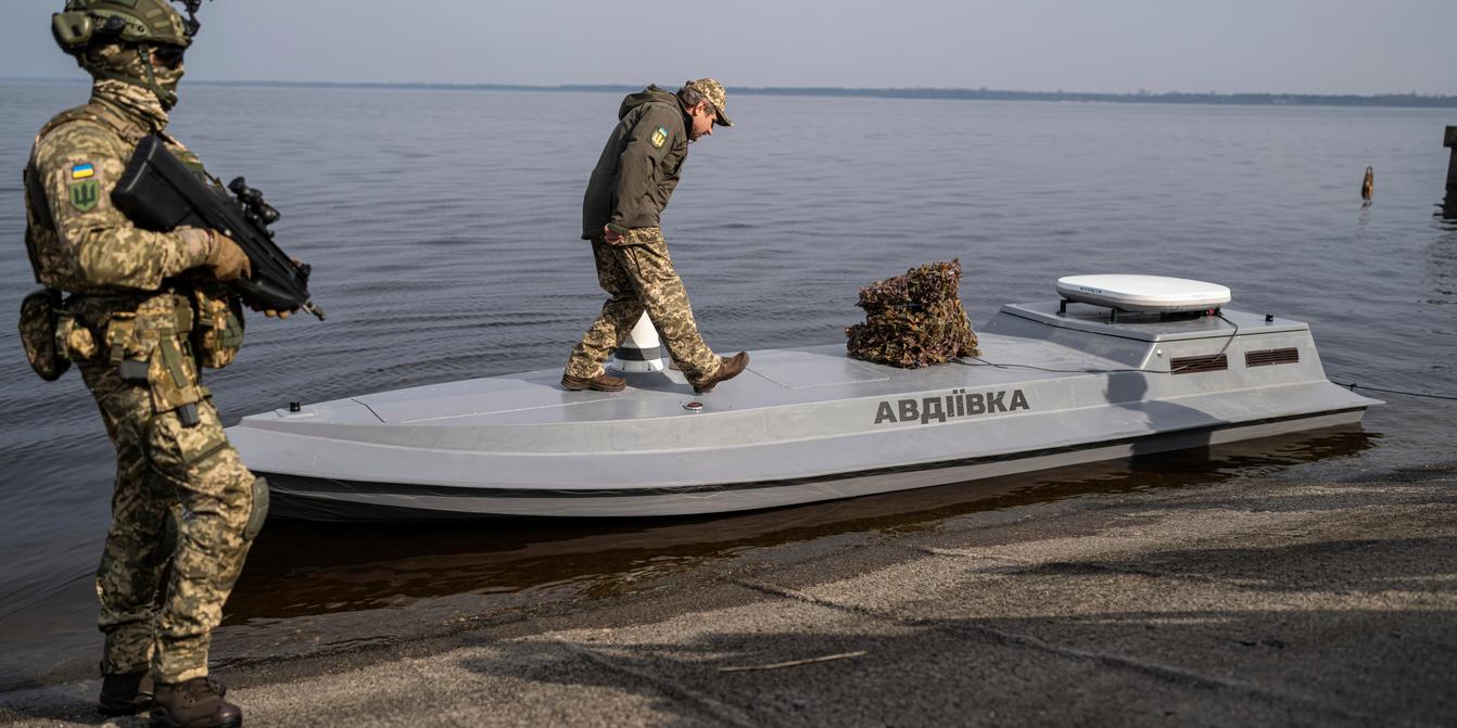 Ukrainian naval drone attacks force Russian fleet out of Crimea