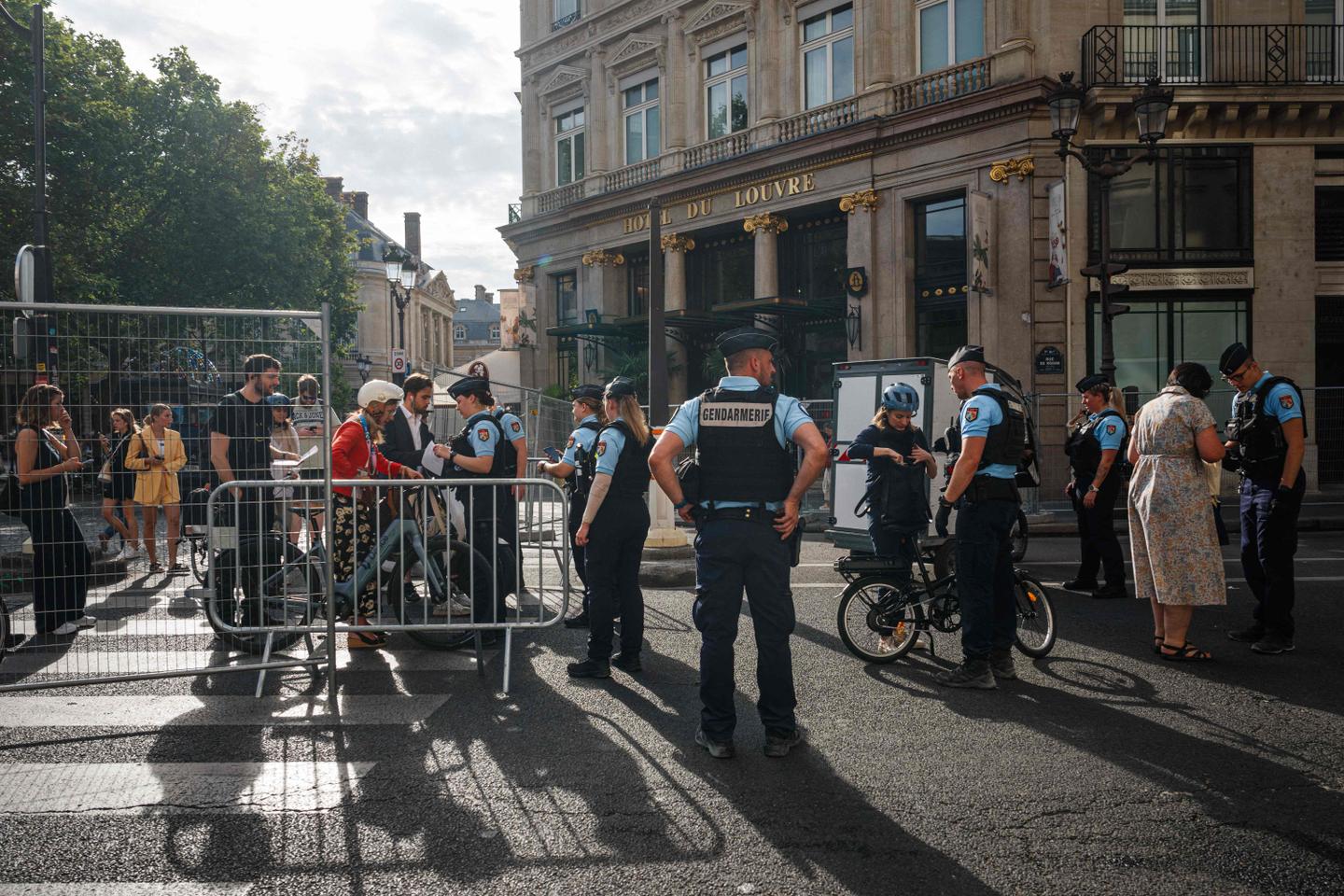 Inside Paris's vast security operation for the Olympics
