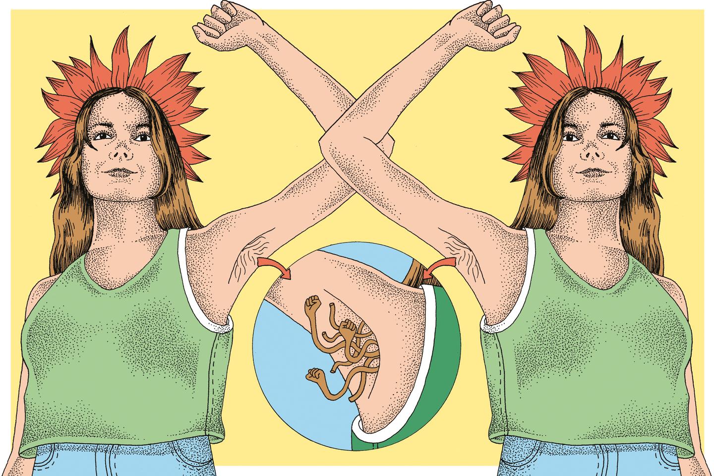 'When people gawk at my hair, I'm glad not to flinch:' Those young women who reject the 'diktat' of body hair removal