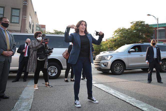 Kamala Harris nel settembre 2020 a Milwaukee, Wisconsin. 