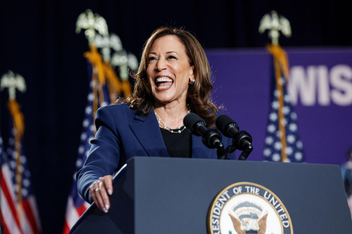 Harris, buoyed by support from US Democratic Congressional leaders, launches first campaign rally