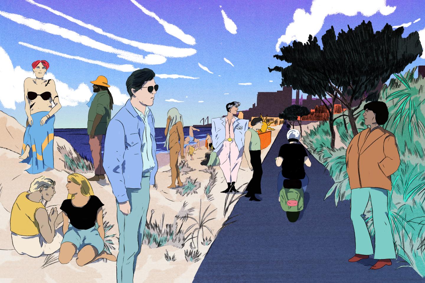 In Ostia, a coastline of contrasts
