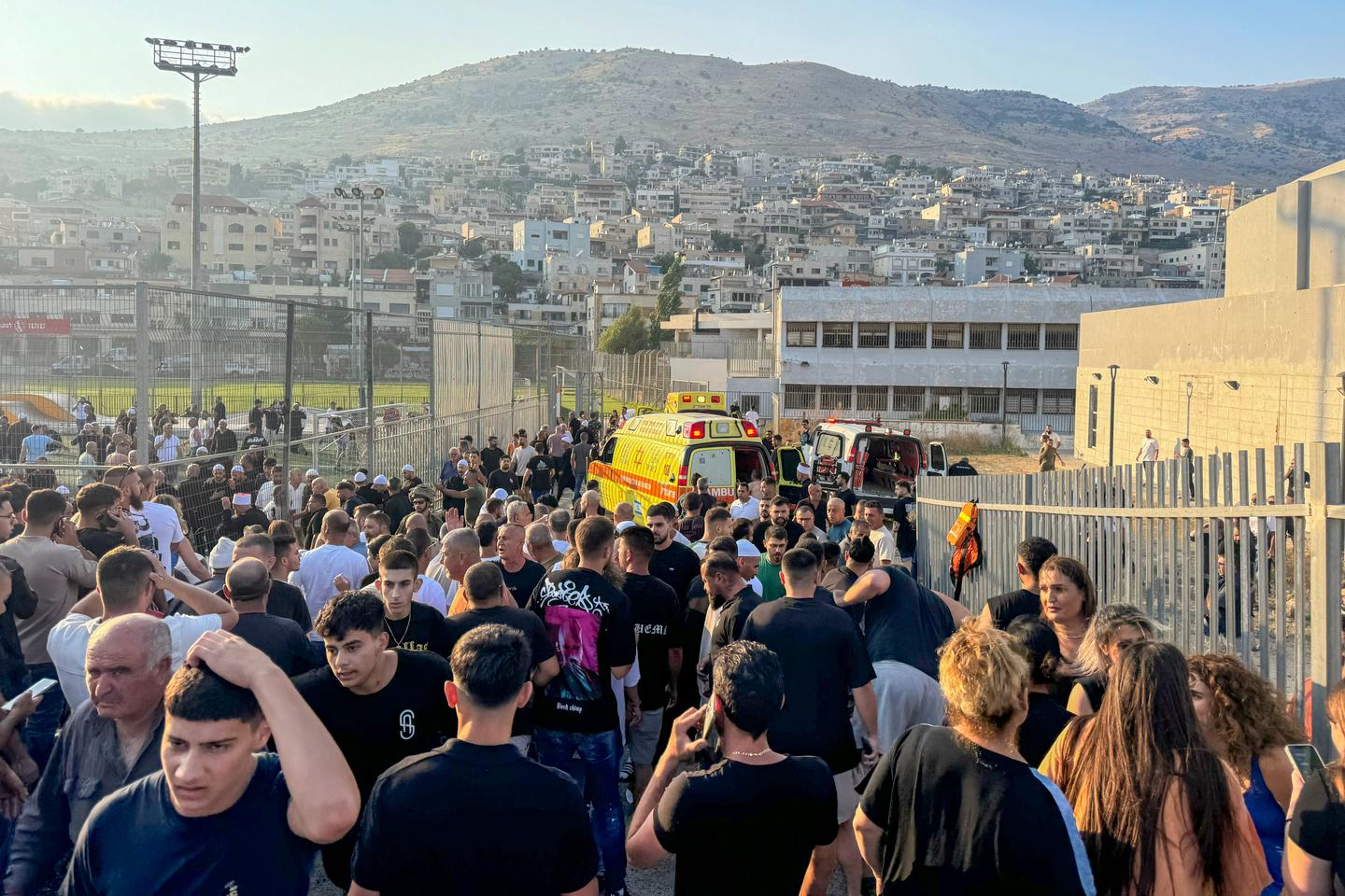 In Israel, a rocket strike at a football field killed at least 11 children and teens