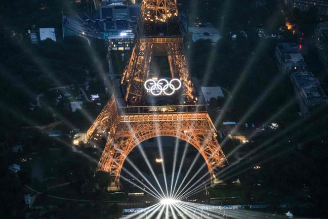 Lors de la cérémonie d’ouverture des Jeux de Paris, le 26 juillet 2024.