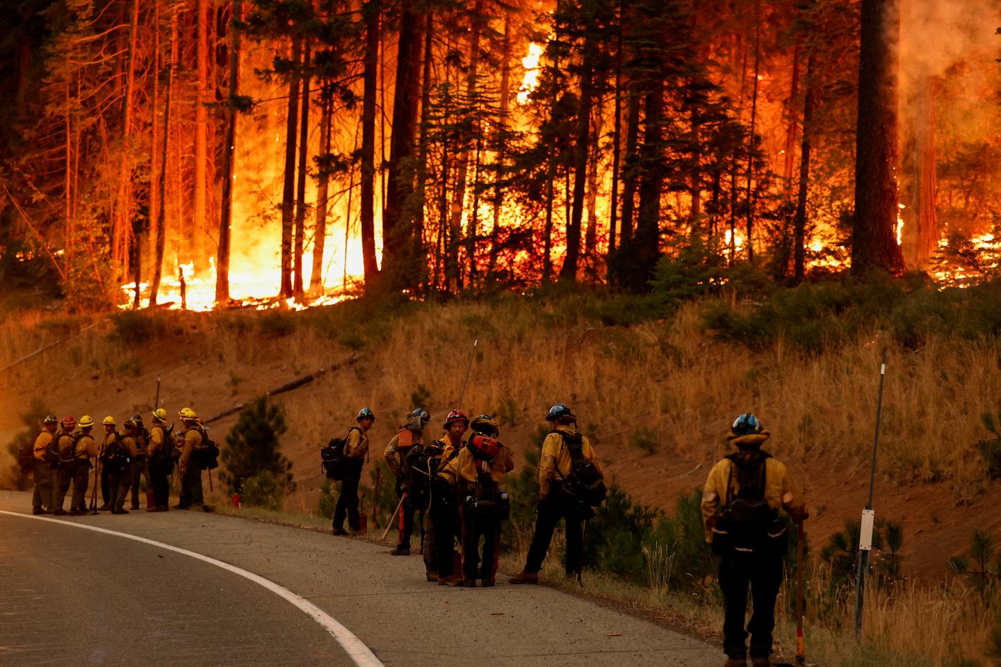 In pictures: California megafire ravages acres of forest