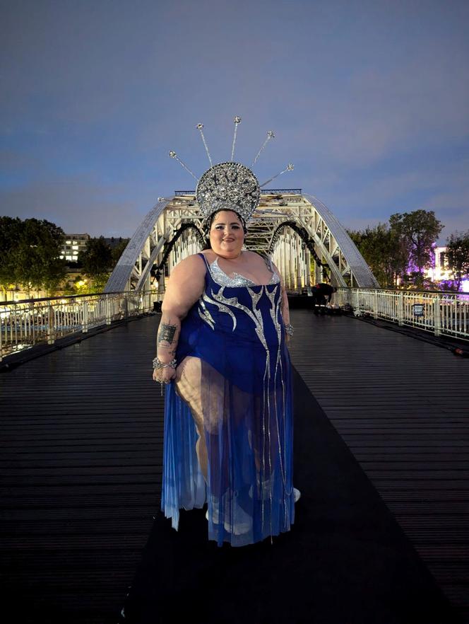 La DJ Barbara avant la cérémonie d’ouverture des Jeux olympiques de Paris, le 26 juillet 2024. 