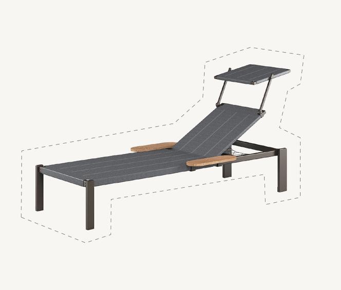 La chaise longue Shine, par Arik Levy pour Emu.