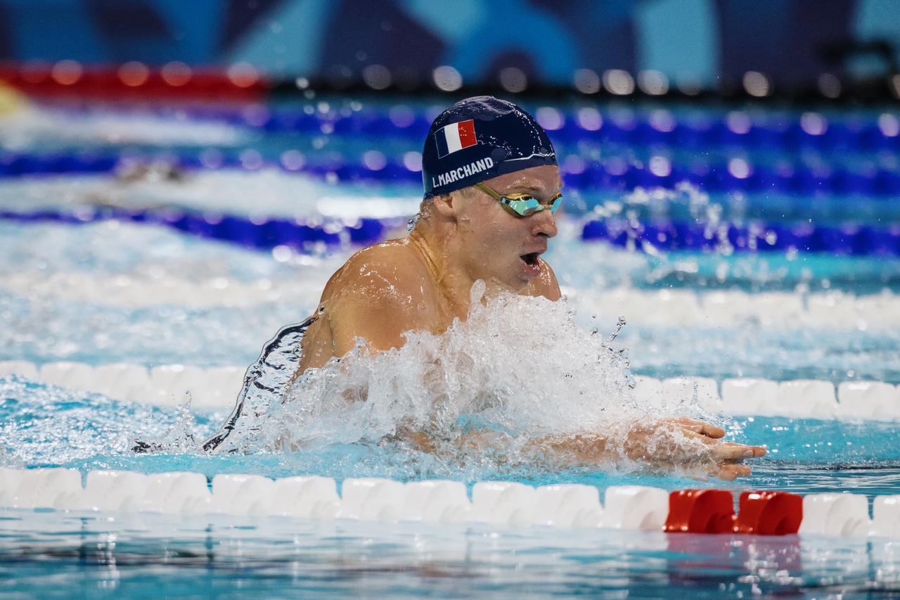 Léon Marchand, the new darling of an entire nation, enters French sporting  history at the Paris Olympics