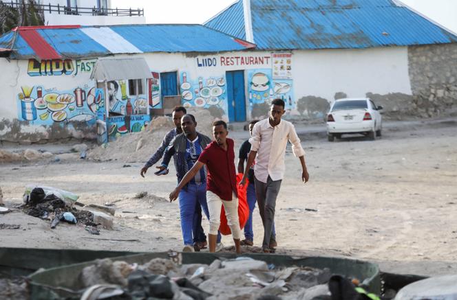 Sur la plage du Lido, à Mogadiscio, en Somalie, le 3 août 2024. 