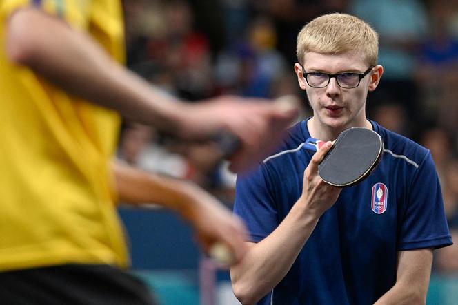 Le Français Felix Lebrun aux Jeux Olympiques de Paris, le 4 août 2024.