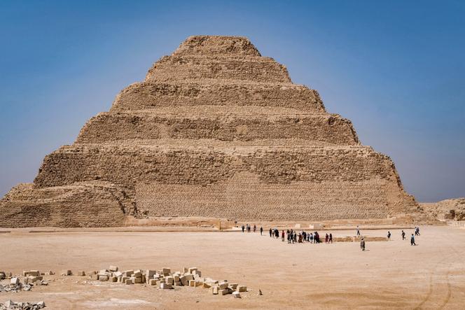 La pyramide à degrés de Djéser, dans la nécropole de Saqqarah, au sud du Caire, en mai 2021.