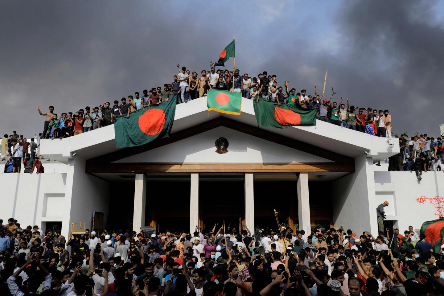 Bangladesh plunges into unknown after departure of 'Iron Lady'