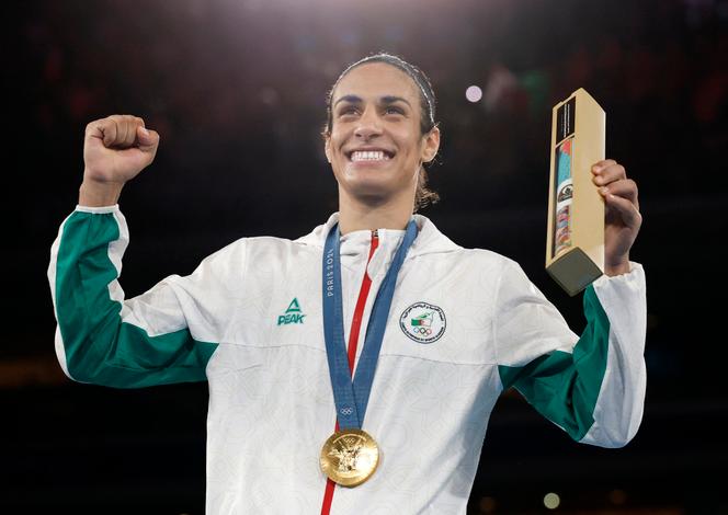 L’Algérienne Imane Khelif, à Paris, le 9 août 2024.