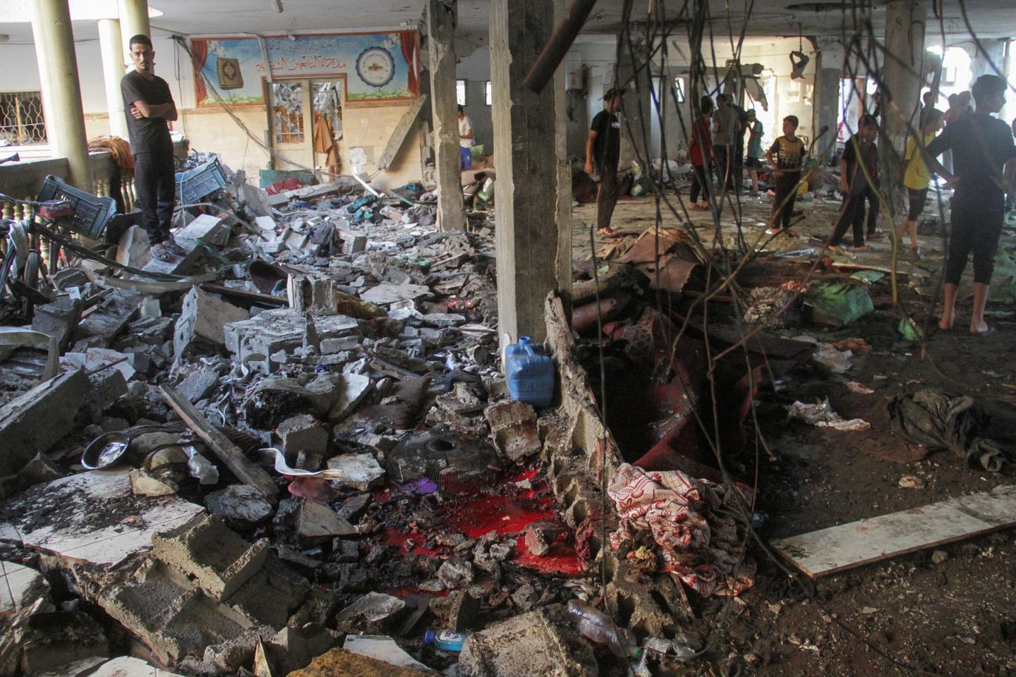 World leaders 'appalled' by deadly Israeli strike on Gaza school