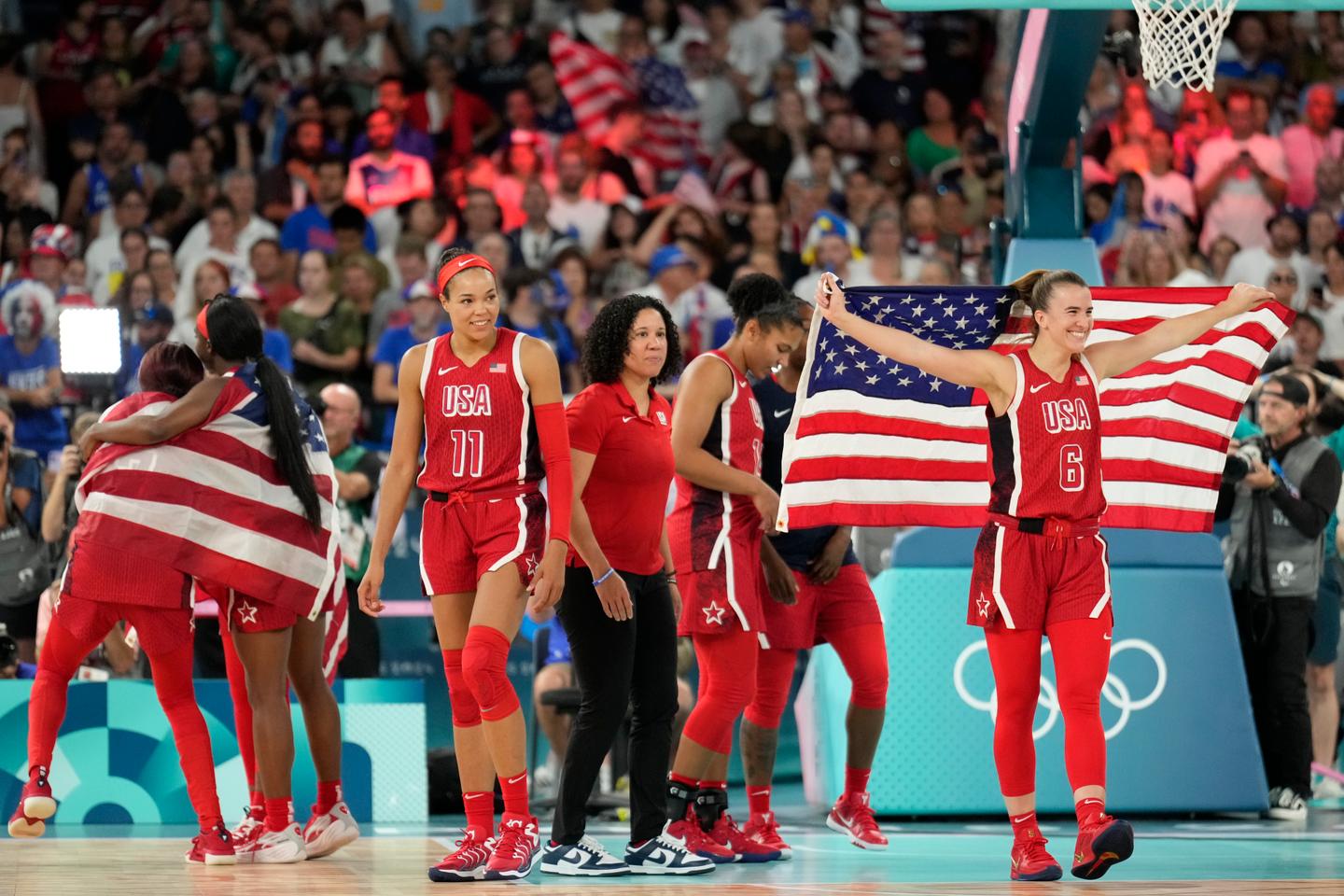 Olympisches Basketball: US-Frauen schlagen Frankreich und holen achtes ...