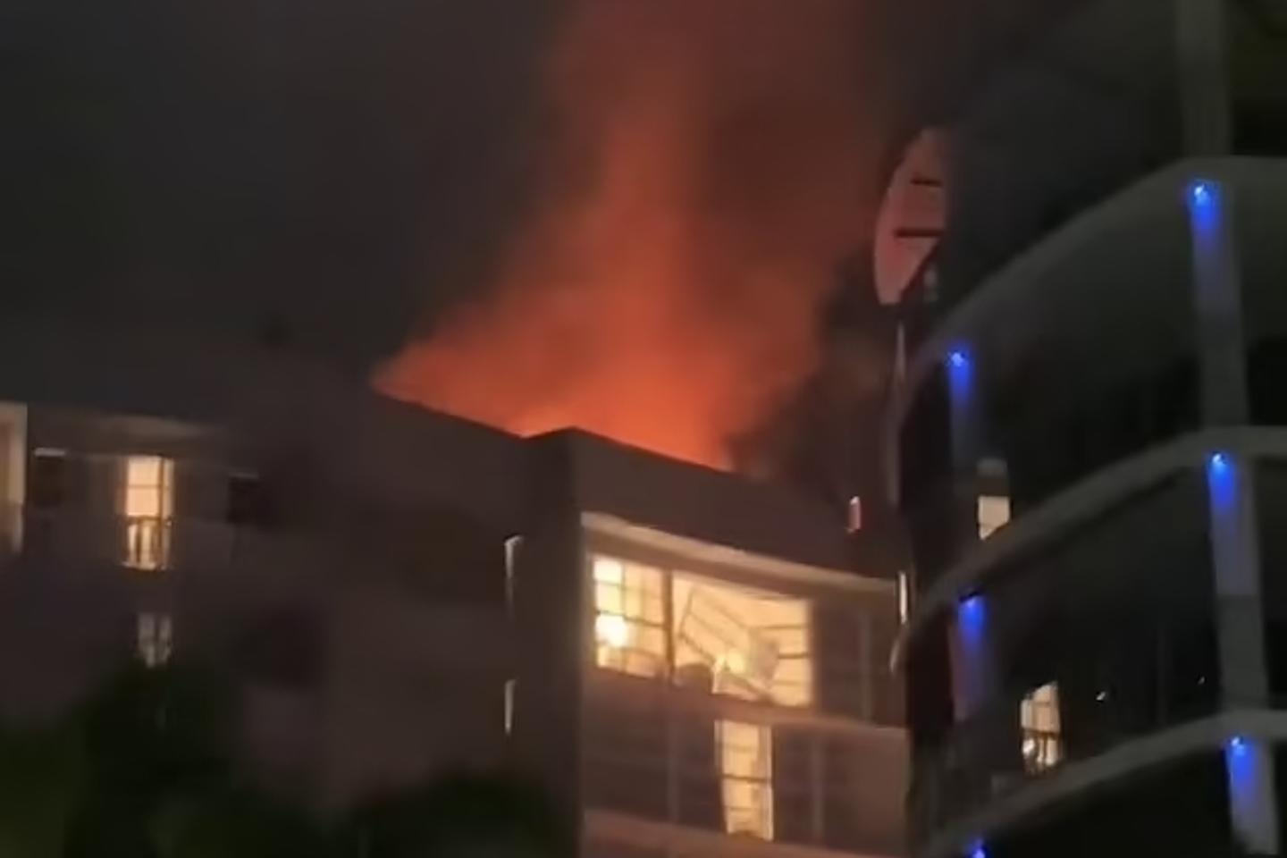 Helicopter crashes into Australian hotel roof, pilot dead