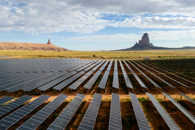 La centrale solaire de Kayenta, en Arizona, le 23 juin 2024.
