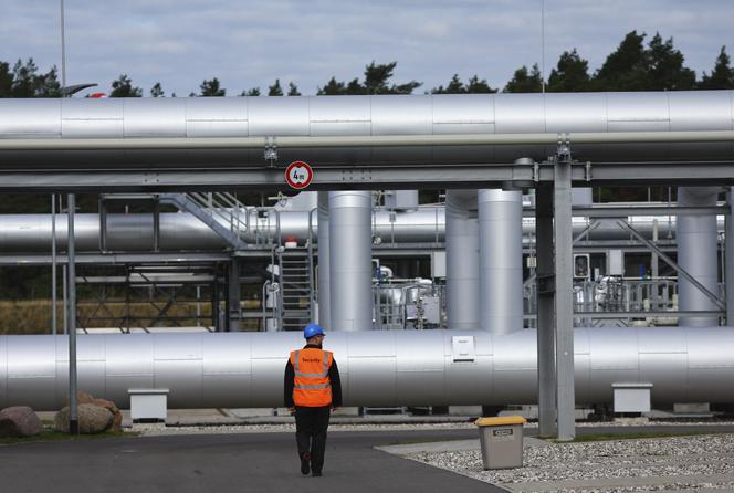 Landeplatz der Ostsee-Gaspipeline Nord Stream 2 in Lubmin, Deutschland am 19. September 2022. 