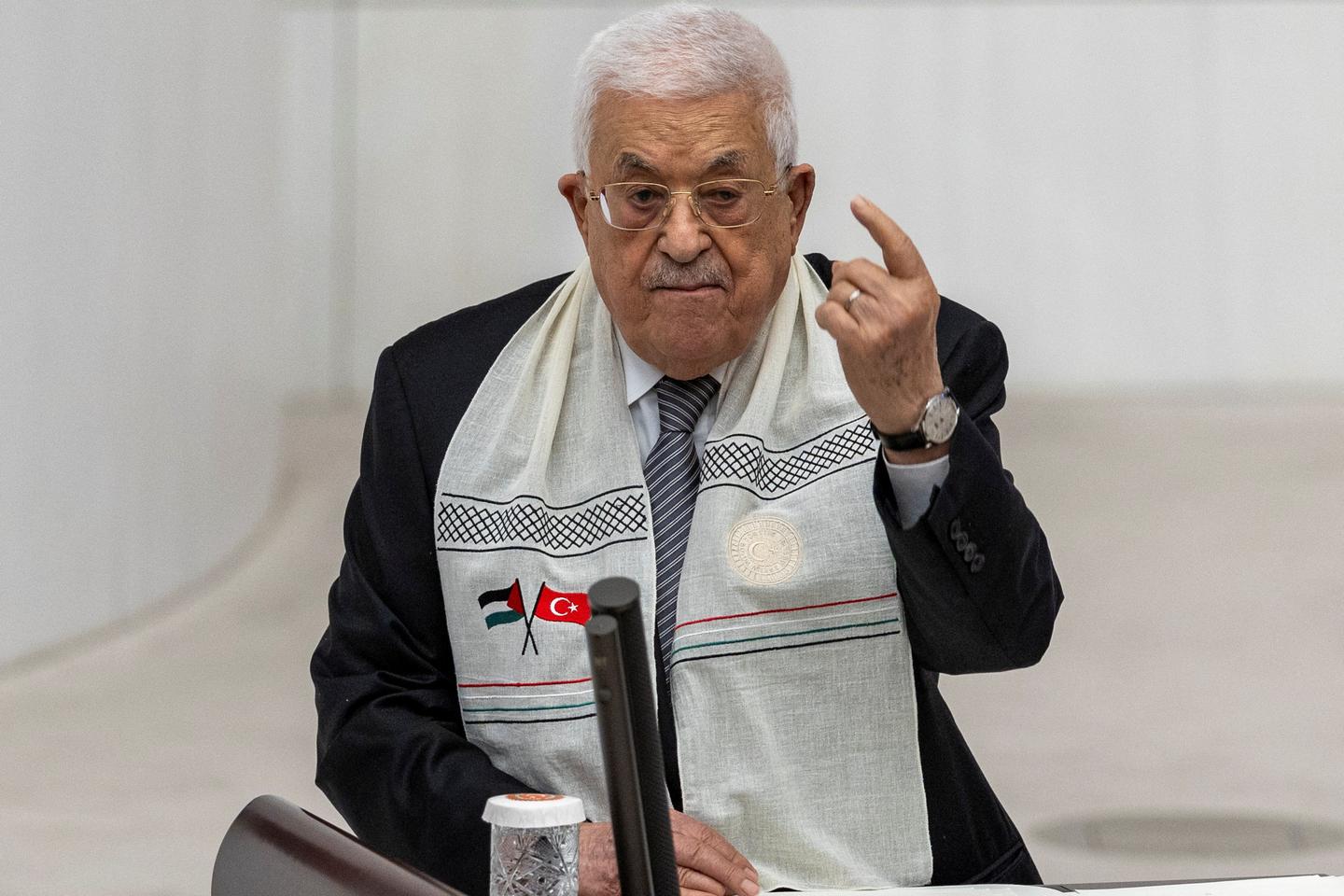 Abbas tells Turkish parliament he will go to Gaza