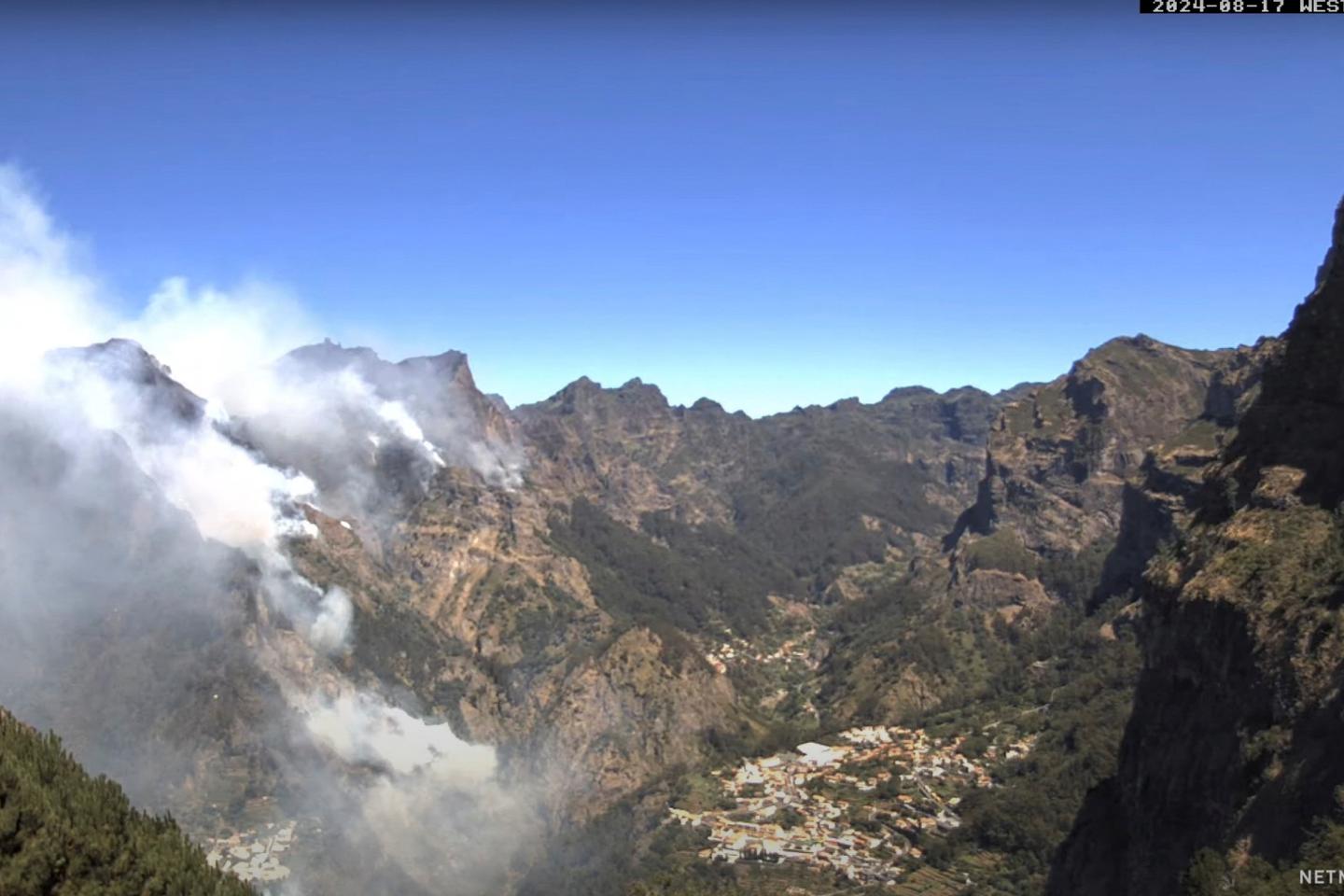 Madeira wildfire threatens UNESCO-listed forest