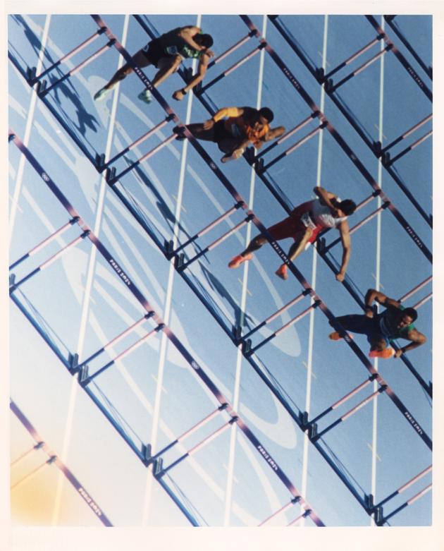 Athletics events at the Stade de France, Saint-Denis (north of Paris), on August 6.