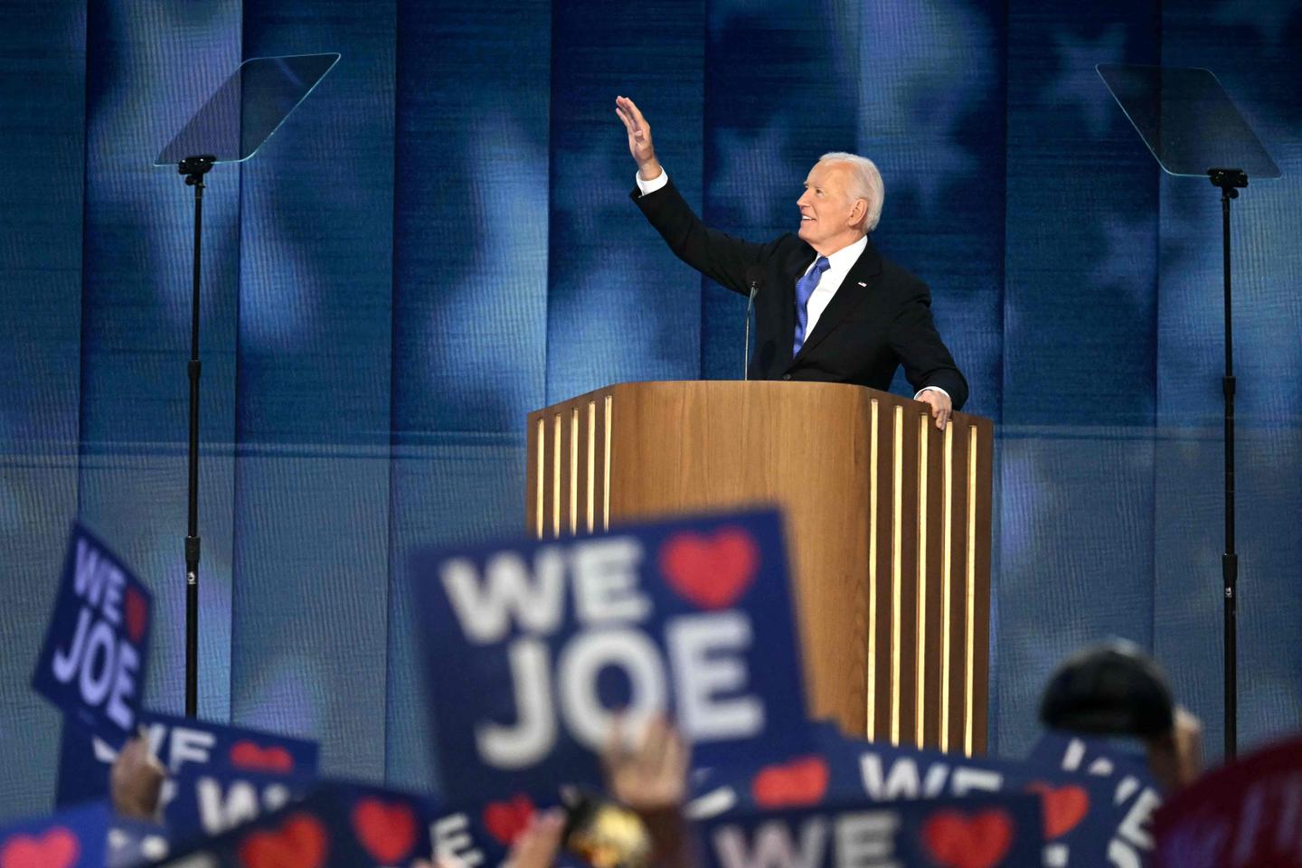 Democratic convention opens with Biden's farewell: 'I love the job, but I love my country more'