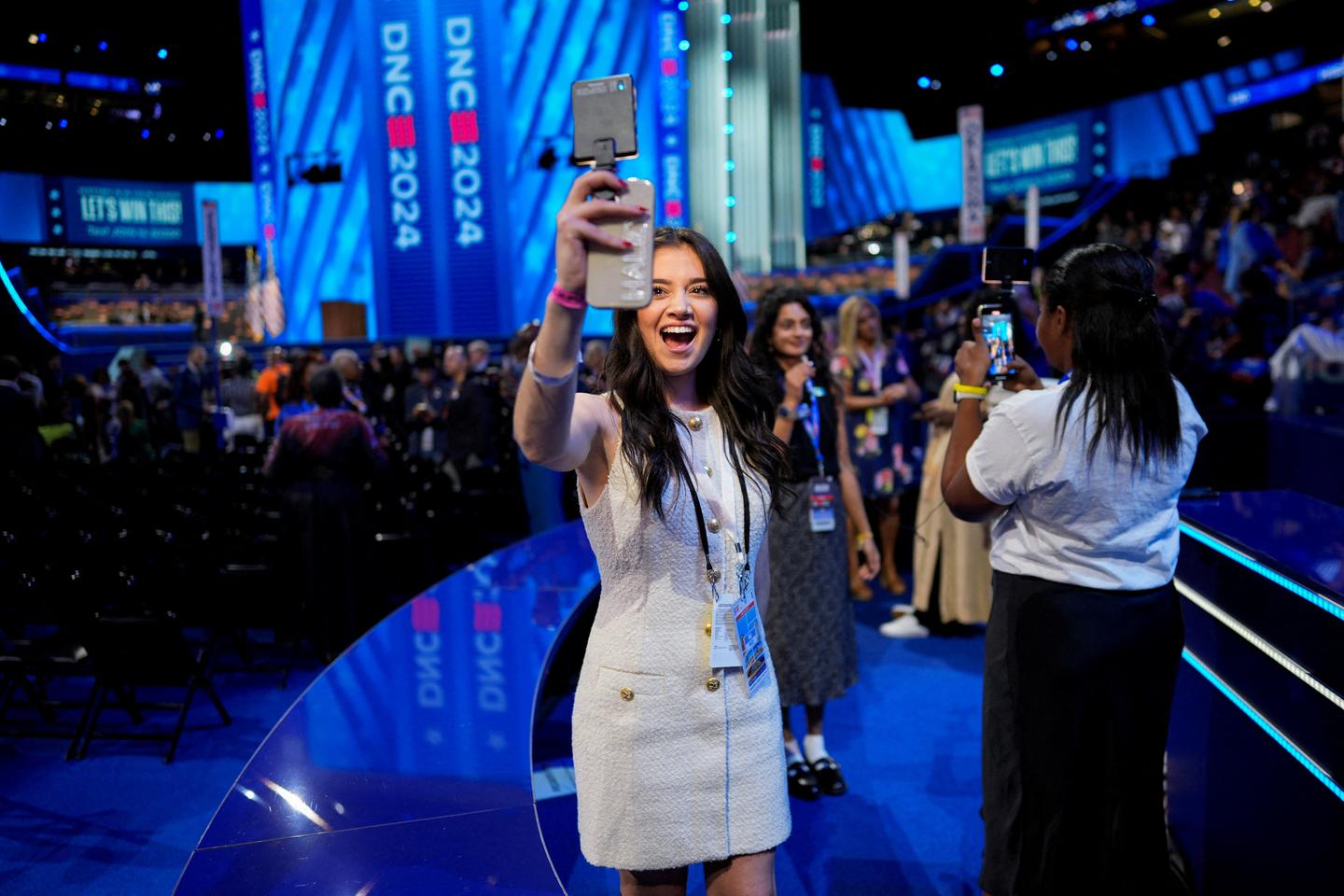 US presidential election: Kamala Harris rolls out the blue carpet for influencers