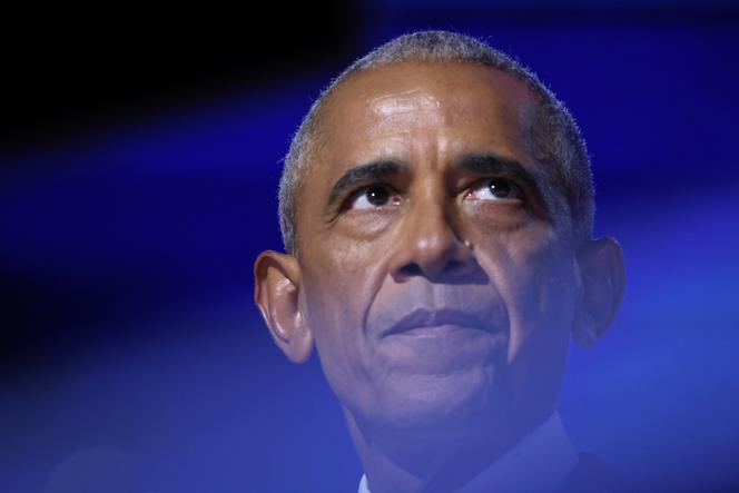 Barack Obama, à Chicago (Illinois), le 20&nbsp;août 2024.