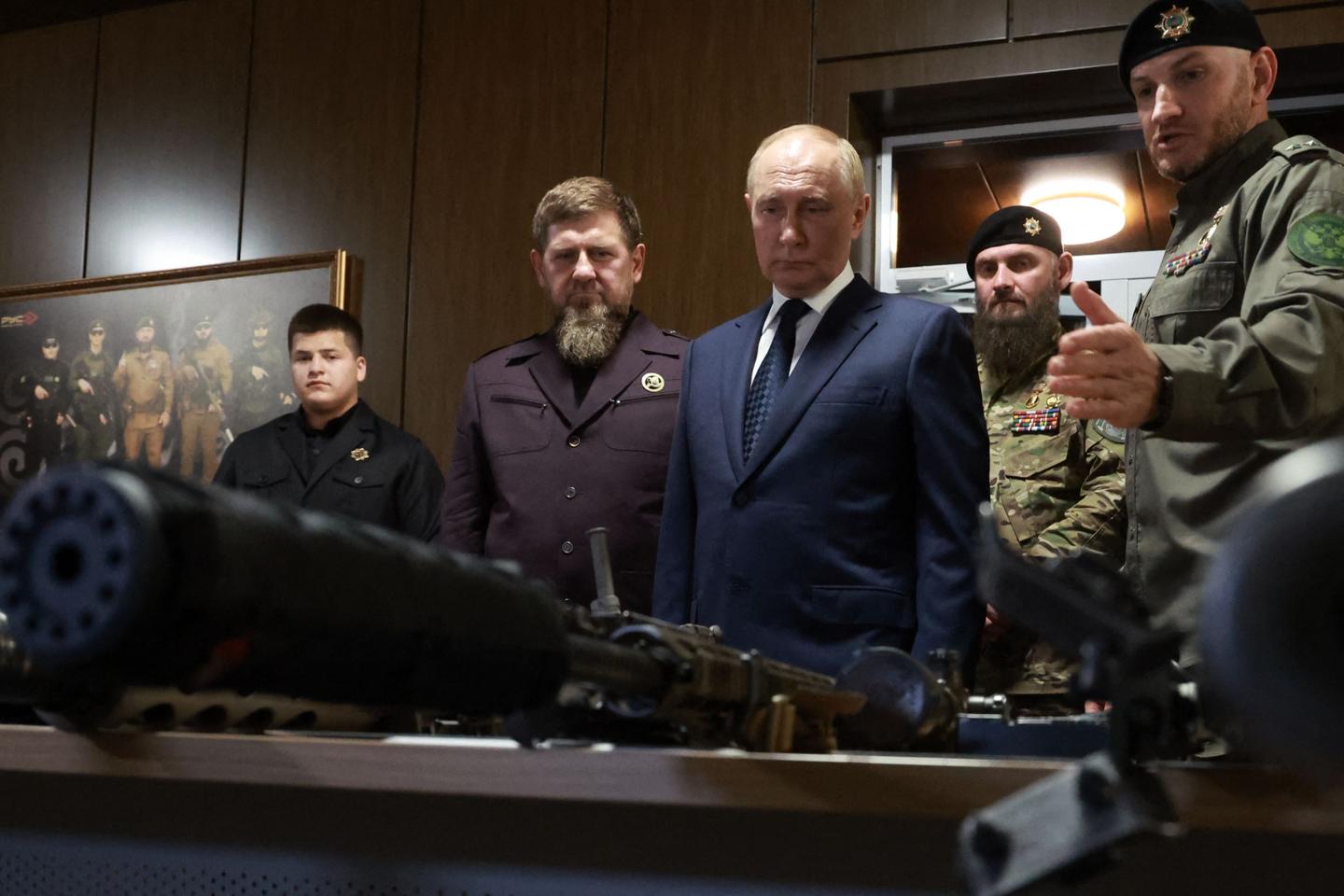 Putin makes oblique references to Ukrainian incursion on tour of Russian Caucasus