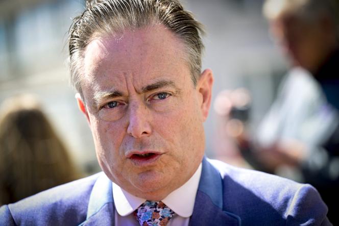 Bart De Wever, à Anvers (Belgique), le 9 juin 2024.