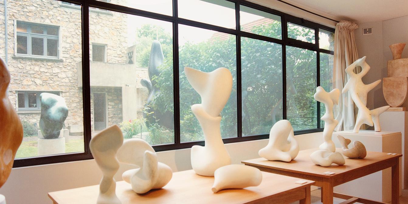 The Arp couple's welcoming art lair
