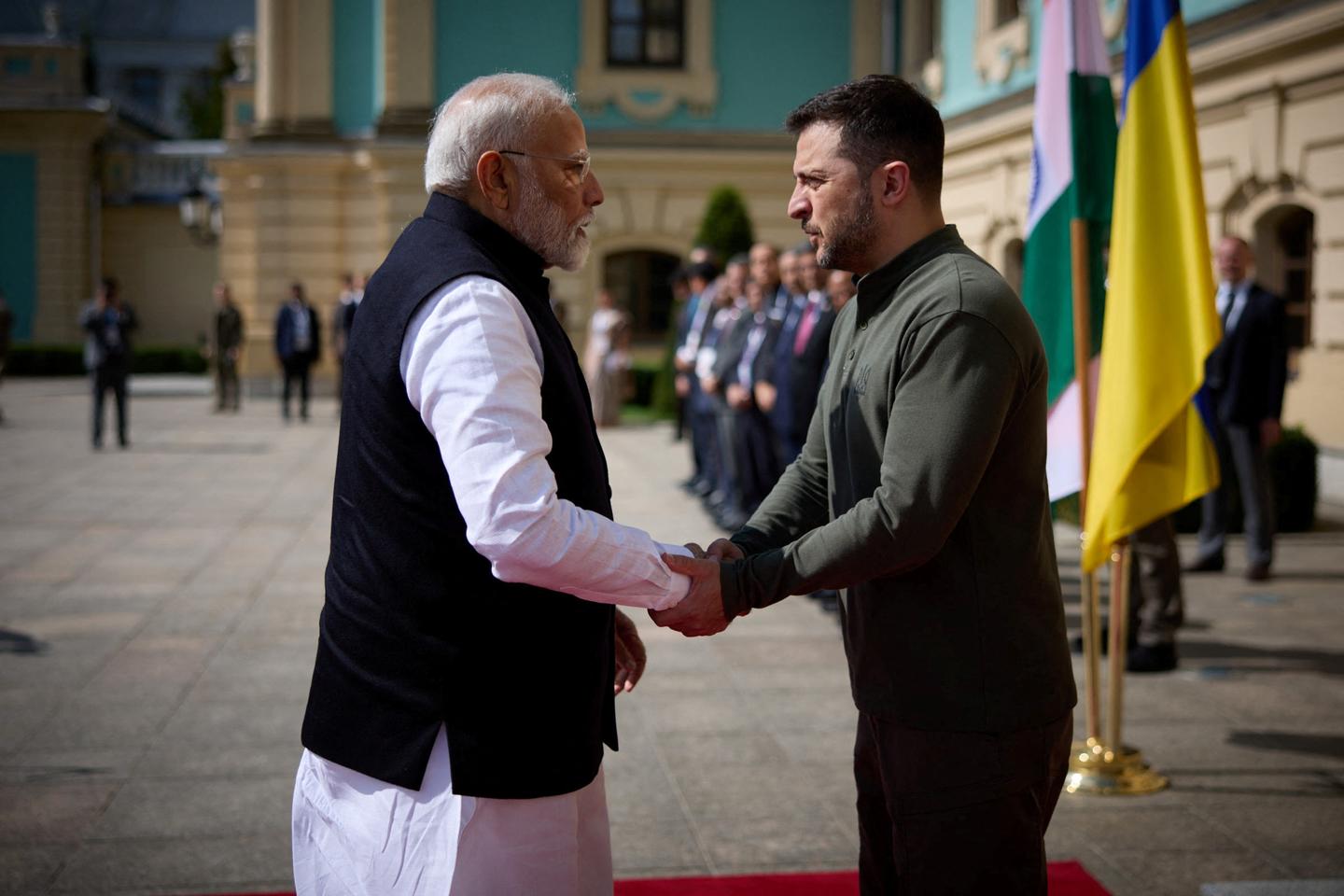 Modi says 'firmly for peace' on historic Ukraine visit