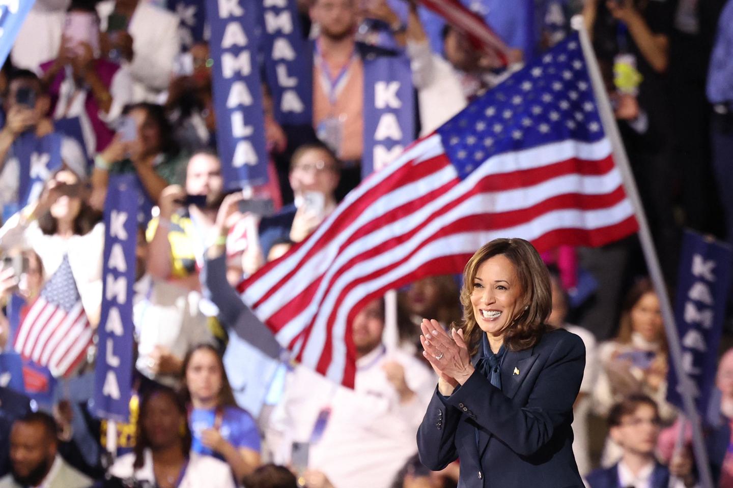 Kamala Harris seeks to embody a reconciled and optimistic America
