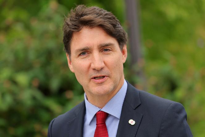 Canadese premier Justin Trudeau in Stansted, Zwitserland, 15 juni 2024. 