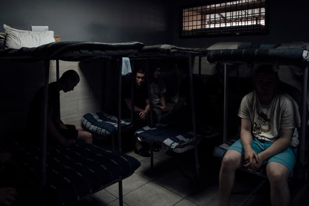 A detention center in Sumy oblast, August 22, 2024, where just over 100 Russian POWs are being held. They can stay from a few days to several weeks. This site has held almost 350 prisoners since the start of the military operation in Russia. The Red Cross visits them regularly and allows them to send handwritten letters to Russia.