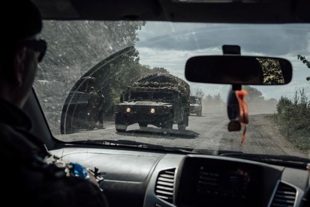 On the road between the Russian-Ukrainian border and Sumy, Sumy oblast, August 15, 2024.