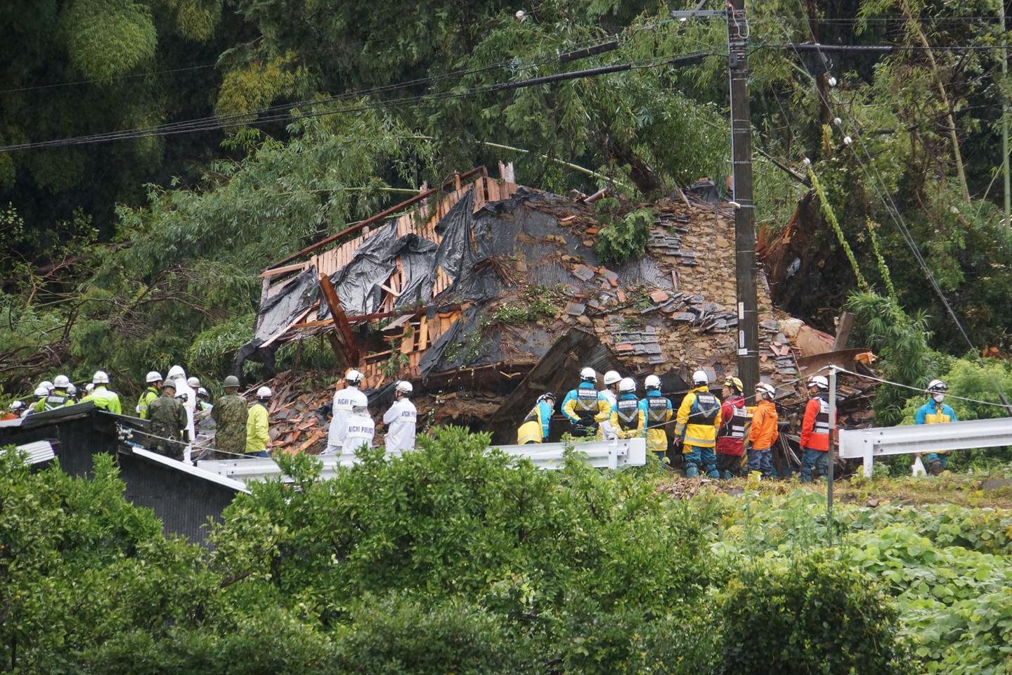 Powerful typhoon makes landfall in Japan, triggering flooding, tornadoes, and landslides
