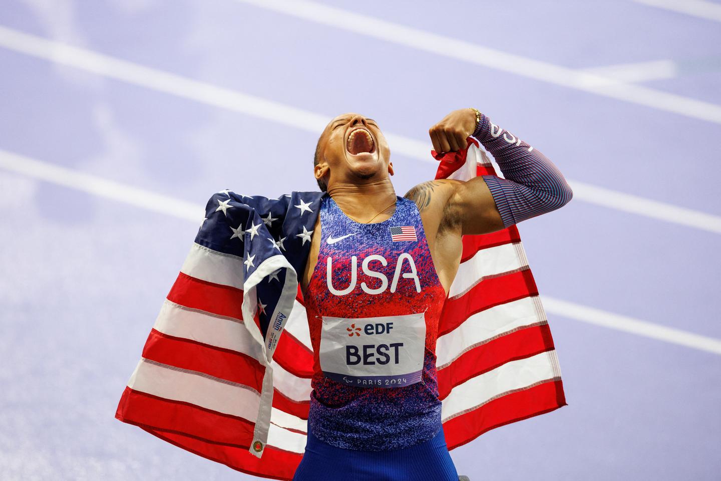 USA take their first Paralympic track golds