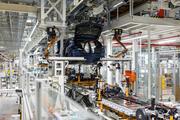 Dans l’usine Volkswagen de Zwickau (Allemagne), le 20 août 2024.