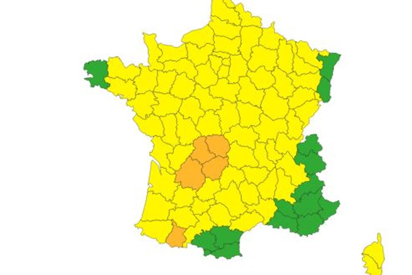 5つの部門がオレンジ色の雨洪水の警戒を継続