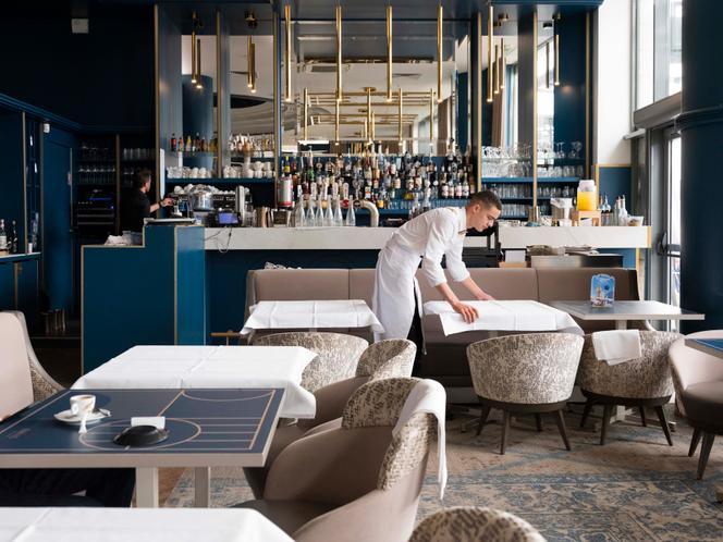 Dans la brasserie du restaurant gastronomique Marius, en procédure de sauvegarde, à Pornic (Loire-Atlantique), le 11 septembre 2024.