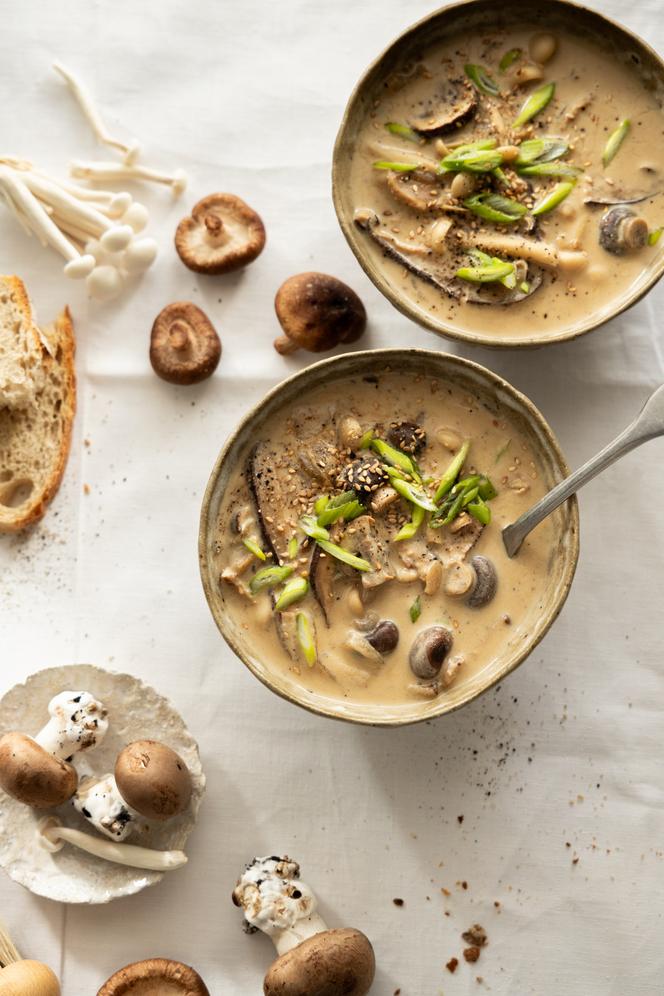 Trois recettes vegetariennes avec des champignons