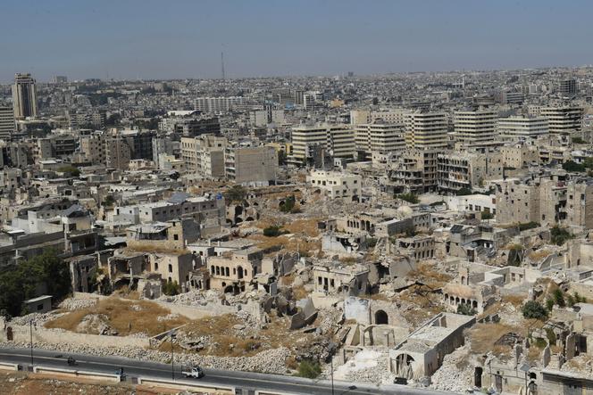 Vue du nord de la ville d’Alep, en Syrie, le 10 septembre 2024.