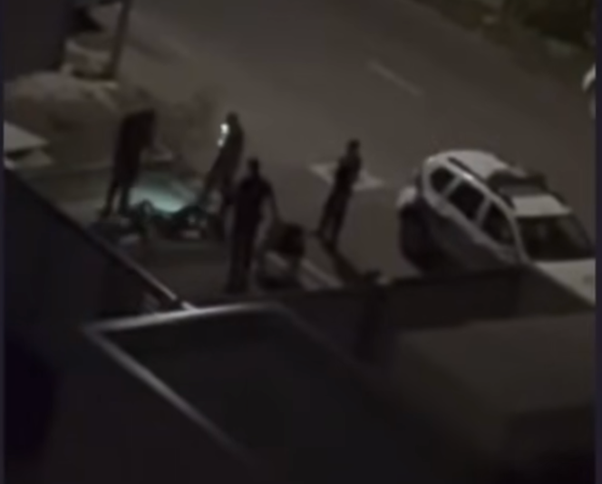 Capture de la vidéo, filmée dans la nuit de vendredi 27 à samedi 28 septembre, et diffusée par Polynésie la 1ère.